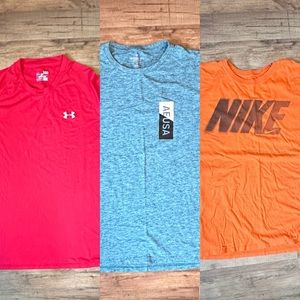 Men’s T-Shirt Bundle American Eagle Nike Under Armour Mens XL